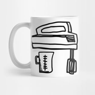 Retro Hand Mixer Mug